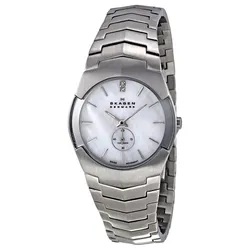Đồng Hồ Skagen Denmark White Mother Of Pearl Dial Ladies Watch 580SSXD1 Màu Bạc/ Trắng Xà Cừ