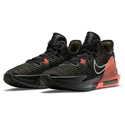 Giày Bóng Rổ Nike Lebron Witness 6 Shoes Black Silver Sequoia CZ4052-001 Màu Đen Cam Size 43