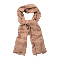 Khăn Lụa Tory Burch Mosaic Logo Jacquard Scarf  Màu Be