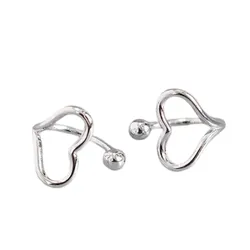 Khuyên Tai LiLi Jewelry Đeo Vành Tai Steel Heart Lili_446813 Màu Trắng