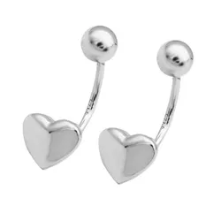 Khuyên Tai LiLi Jewelry White Heart LiLi_616591 Màu Trắng