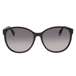 Kính Mát Fendi  Grey Gradient Round Sunglasses FF 0412/S 0807 58 Màu Xám Đen