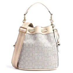 Túi Đeo Chéo Coach Field Bucket C3853 Màu Xám Be