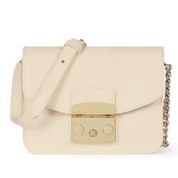 Túi Đeo Chéo Furla Metropolis Mini Crossbody Ares Màu Trắng Ngà
