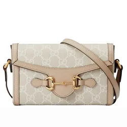 Túi Đeo Chéo Nữ Gucci Horsebit 1955 Mini Bag Màu Be