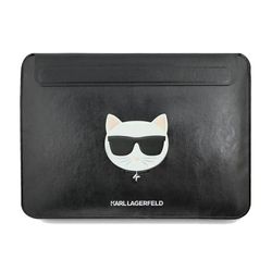 Vỏ Bọc Laptop Karl Lagerfeld 13/14inch Hình Mèo KLCS14CHBK Màu Đen