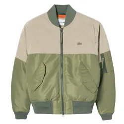Áo Bomber Lacoste Utility  BH3506-51N038 Màu Xanh Kaki Size S
