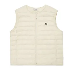 Áo Ghi Lê MLB Basic Goose Vest New York Yankees 3ADVB0426-50CRS Màu Trắng