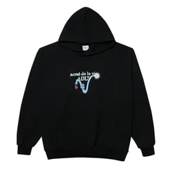 Áo Hoodie Acmé De La Vie ADLV Pipe Logo Màu Đen