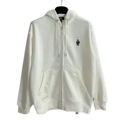 Áo Hoodie WHOAU Steve Crop Hood Zip-Up WHMZC4831F Màu Trắng