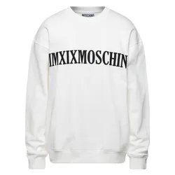 Áo Nỉ Moschino Logo Printed White 192Z T170852271002 Màu Trắng Size 50