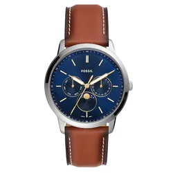 Đồng Hồ Nam Fossil Neutra Minimalist FS5903 Dây Da Màu Nâu