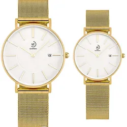 Đồng Hồ Đôi Le Chateau L16.192.04.5.2 - L16.192.04.5.1 Màu Vàng Gold