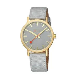 Đồng Hồ Nam Mondaine Classic Good Gray Golden A660.30360.80SBU Màu Xám Vàng