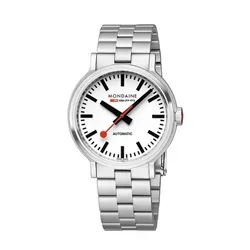Đồng Hồ Nam Mondaine Original Automatic Stainless Steel Strap MST.4161B.SJ Màu Bạc