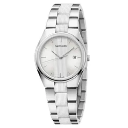 Đồng Hồ Nữ Calvin Klein CK Contra Quartz Silver Dial Ladies Watch K9E231K6 Màu Bạc