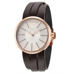 Đồng Hồ Nữ Calvin Klein CK Women Extension 32mm Quartz Watch K2R2MTGX Màu Nâu