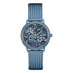 Đồng Hồ Nữ Guess Brocade Trendy Blue Watch 35mm U0822L3 Màu Xanh