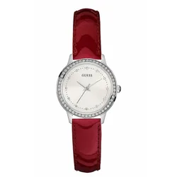 Đồng Hồ Nữ Guess Chelsea Women's Watch 30mm W0648L6 Màu Bạc Đỏ