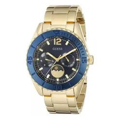 Đồng Hồ Nữ Guess Gold-Tone Steel Bracelet Women's Watch 40mm U0565L4 Màu Xanh Vàng