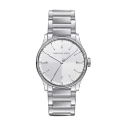 Đồng Hồ Nữ Michael Kors MK3614W Mini Bailey Silver Tone Stainless Steel Watch 34mm Màu Bạc