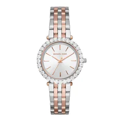 Đồng Hồ Nữ Michael Kors MK4515 Dây Thép Không Gỉ 26 mm Màu Bạc – Vàng Hồng