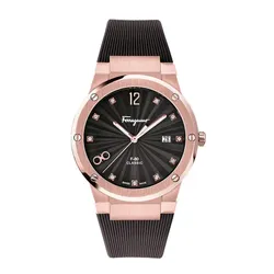 Đồng Hồ Nữ Salvatore Ferragamo F-80 Classic Quartz SFDT01720 Màu Đen
