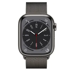 Đồng Hồ Thông Minh Apple Watch S8 LTE 41mm Dây Thép Màu Đen