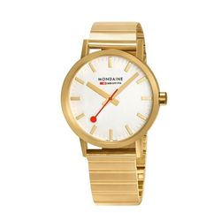 Đồng Hồ Unisex Mondaine Classic Golden Watch A660.30314.16SBM Màu Vàng