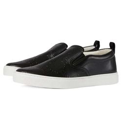 Giày Gucci GG-Embossed Slip-On Sneakers Màu Đen Size 42