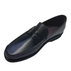 Giày Lười Nam Germano Bellesi 202 - 01 Màu Đen