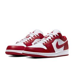 Giày Nike Jordan 1 Low Gym Red White 553558-611 Màu Trắng Đỏ Size 43