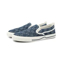 Giày Slip On Gucci Men's Tennis 1977 643489 2KQ20 Màu Xanh Size 9