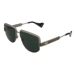 Kính Mát Gucci Green Aviator Men's Sunglasses GG0585S 002 59 Màu Xanh Green