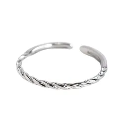 Nhẫn LiLi Jewelry Dạng Xoắn Basic Lili_572251 Màu Bạc