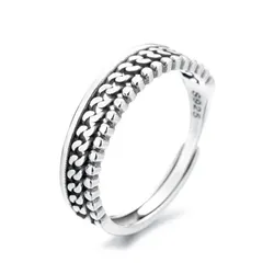 Nhẫn LiLi Jewelry Xoắn  Lili_188548 Màu Bạc