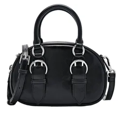 Túi Đeo Chéo Nữ Pedro Mini Buckle Handbag Black 55060020 Màu Đen