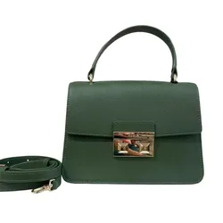 Túi Xách Furla Bella Mini Top Handle Cabernet Màu Xanh