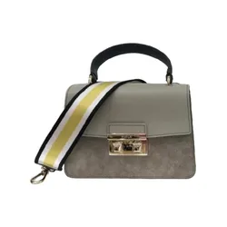 Túi Xách Furla Bella Top Handle Marmo Màu Xám