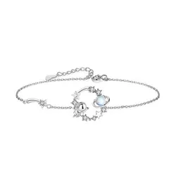 Vòng Đeo Tay LiLi Jewelry Astronaut  The Moon Lili_442249 Màu Bạc