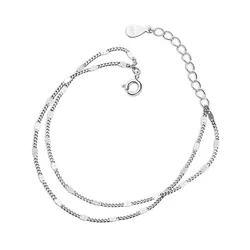 Vòng Đeo Tay LiLi Jewelry Dây Đôi Lili_396195 Màu Bạc