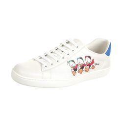 Giày Gucci Ace 'Huey, Dewey And Louie' 649398 AYO70 9062 Màu Trắng Size 5