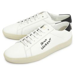 Giày Sneakers Yves Saint Laurent YSL Court Classic SL/06 Smooth Leather 610685AABEE9061 Màu Trắng Đen
