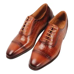 Giày Tây Be Classy The Wiz Oxford - OF30 Màu Nâu Vàng