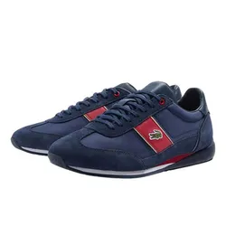 Giày Thể Thao Lacoste Angular Textile And Leather 222 Màu Xanh Navy Size 42