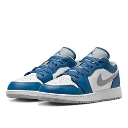 Giày Thể Thao Nike Jordan 1 Low 553560-412 Màu Xám Xanh Size 36
