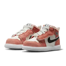 Giày Thể Thao Trẻ Em Nike Jordan 1 Mid Alt Se DZ4469-800 Màu Hồng Cam