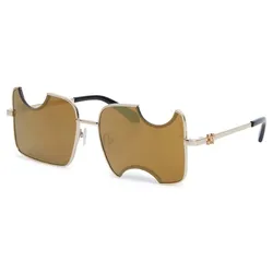 Kính Mát Off-White Salvador Sunglasses OERI046 7676 Màu Nâu Vàng