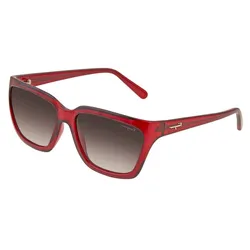 Kính Mát Salvatore Ferragam Grey Rectangular Ladies Sunglasses SF1018S 655 5917 Màu Xám