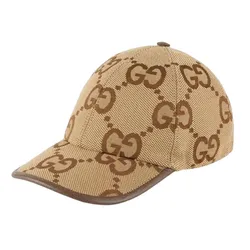 Mũ Lưỡi Trai Gucci Jumbo GG Canvas Baseball Hat Màu Nâu Size S